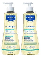 Mustela Stelatopia Huile Lavante Lot de 2 x 500 ml