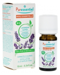 Puressentiel Essential Oil Super Lavandin (Lavandula angustifolia x Lavandula latifolia) Organic 10ml