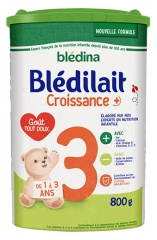 Blédina Blédilait Growth+ 3 From 1 to 3 Years Old 800g