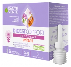 Santé Verte DigestConfort Rectolax Enfant 6 Canules de Microlavement