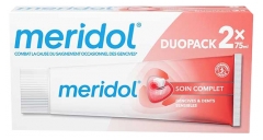 Meridol Dentifrice Soin Complet Gencives &amp; Dents Sensibles Lot de 2 x 75 ml