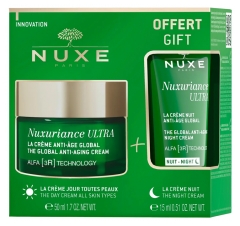 Nuxe Nuxuriance Ultra The Global Anti-Aging Cream 50ml + The Global Anti-Aging Night Cream 15ml Free