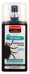 Manouka Spray Abbigliamento Antizecche e Antipulci 75 ml
