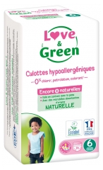 Love &amp; Green Fraldas Hipoalerg&eacute;nicas 16 Fraldas Tamanho 6 (+ 16 kg)