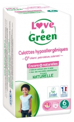 Love & Green Mutandine Ipoallergeniche Taglia 6 (+ 16 kg)