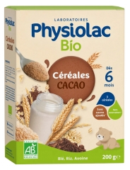 Physiolac Organic Cocoa Cereals From 6 Months 200 g
