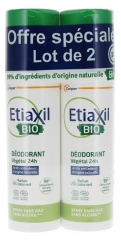 Etiaxil Déodorant Végétal 24h Bio Lot de 2 x 100 ml