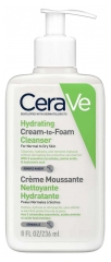 CeraVe Crème Moussante Nettoyante Hydratante Visage 473 ml