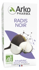 Arkopharma Arkog&eacute;lules Musta Retiisi Luomu 40 Kapselia