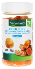 Naturland Douleurs Articulaires &amp; Musculaires 60 Gummies