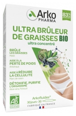 Arkopharma Arkofluides Ultra Brûleur de Graisses Bio 30 Ampoules