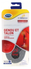 Scholl ExpertSupport Semelles Anti-Douleur Genou et Talon 1 Paire