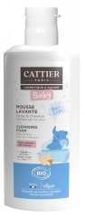 Cattier Baby Ekologisk Tv&auml;ttmousse Kropp &amp; H&aring;r 150 ml
