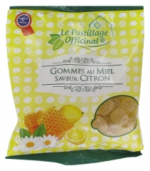 Estipharm Pastile de gumă Oficiale cu miere Aromă de Lăm&acirc;ie 100 g