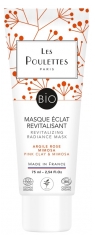 Masca Revitalizantă cu Argilă Roz Bio Les Poulettes Paris 75 ml