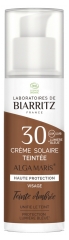 Laboratoires de Biarritz Alga Maris Crème Solaire Teintée Visage SPF30 Bio 50 ml