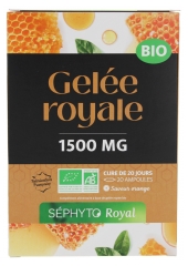 Séphyto Royal Royal Jelly 1500mg Organic 20 Phials