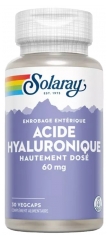 Solaray Acide Hyaluronique Hautement Dosé 30 Capsules Végétales