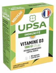 UPSA Immunity Vitamin D3 1000 IU 30 Tablets