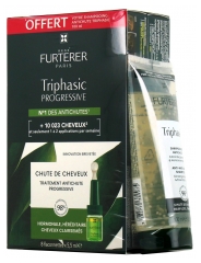 René Furterer Triphasic Trattamento Progressivo di Perdita di Capelli 8 x 5,5 ml + Shampoo Stimolante 100 ml Gratis