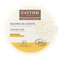 Cattier Beurre de Karité Parfum Miel Bio 100 g