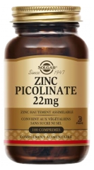 Solgar Zinc Picolinate 100 Comprimés