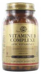 Solgar Vitamina B Complejo con Vitamina C 100 Comprimidos