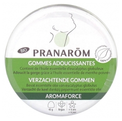 Pranarôm Aromaforce Organic Softening Gums Mint/Eucalyptus 45g