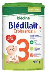 Blédina Blédilait Croissance+ 3 de 1 à 3 Ans 900 g