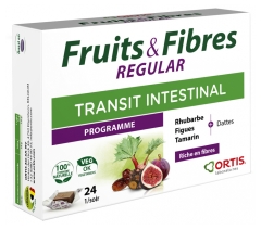 Ortis Fruits &amp; Fibres Regular 24 Cubos Mastig&aacute;veis