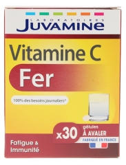 Juvamine Vitamine C Fer 30 Gélules
