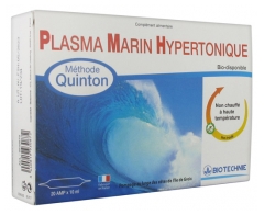 Biotechnie Plasma Marin Hypertonique 20 Ampoules
