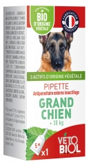 Vétobiol Pipette Large Dog + 30 kg 1 Pipetta