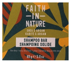 Șampon Solid cu Shea și Argan Faith In Nature 85 g