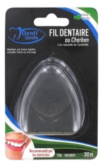 Denti Smile Fil Dentaire au Charbon Arôme Menthe 30 m