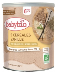 Babybio 5 Céréales Vanille 6 Mois et + Bio 220 g