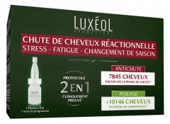 Luxéol Chute de Cheveux Réactionnelle 14 Fioles