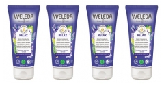 Weleda Relax Comforting Creamy Body Wash 4 x 200ml