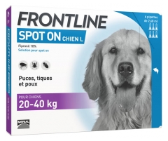 Frontline Spot-On Dog Size L (20-40kg) 6 Pipettes