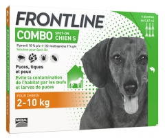 Frontline Combo Dog Size S (2-10kg) 6 Pipettes