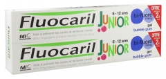 Fluocaril Junior Dentifrice 6-12 Ans Lot de 2 x 75 ml