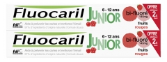 Fluocaril Junior Dentifrice 6-12 Ans Lot de 2 x 75 ml