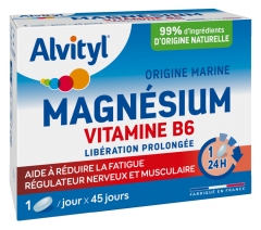 Alvityl Magnijs Vitamīns B6 45 Tabletes