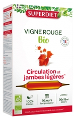 Superdiet Viță de Vie Roșie Bio 20 Fiole