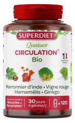 Superdiet Quatuor Circulație Bio 120 Capsule