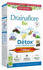 Superdiet Drainaflore Organic Detox 20 Fiolek