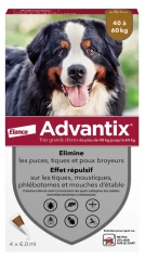 Advantix Perro Grande 40 a 60 kg 4 Pipetas