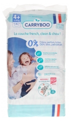 Carryboo Couches Écologiques à Motifs 46 Couches Taille 4+ (9-20 kg)