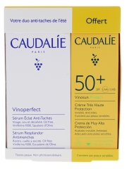 Caudalie Vinoperfect Brightening Dark-Spot Serum 30 ml + Vinosun Protect Cream SPF50+ 25 ml Free