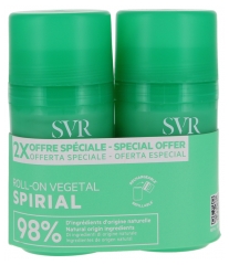 SVR Spirial Deodorantas 24h Augalinis Rutulinis 2 vnt. x 50 ml